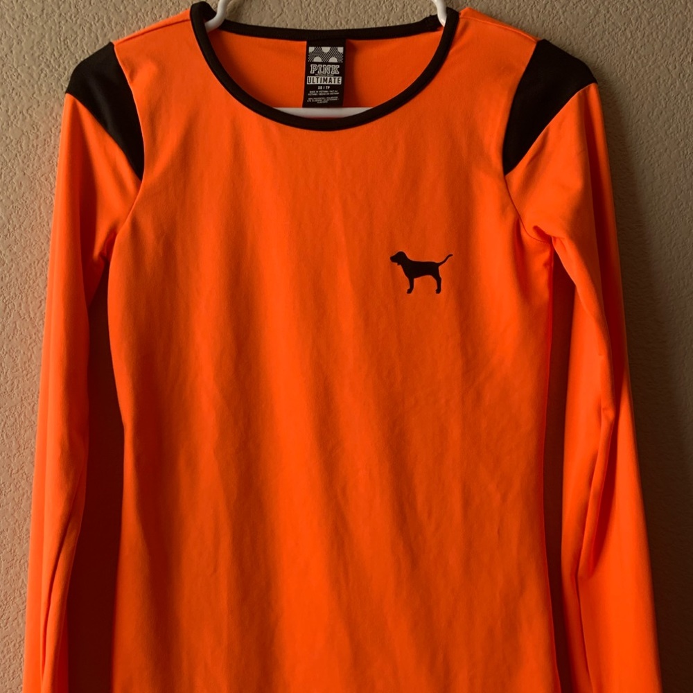 Victoria Secret PINK Ultimate Tee Neon Orange XS